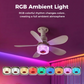 🌀📢 50% RABATT! 3-in-1-Deckenventilator mit Licht & Bluetooth-Lautsprecher – Kühle Brise, sanftes Licht & angenehme Musik – Komfort den ganzen Tag 🛋️✨