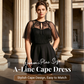A-Linien-Kleid im Cape-Stil für Damen in großen Größen