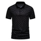 Gemustertes Kurzarm-T-Shirt für Herren im Freizeitstil