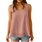 ⏰ 50 % RABATT – Nur für kurze Zeit ✨ Elegantes Tanktop mit Spitzen-Trägern und Punktmuster