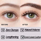 💄👁️ BEGRENZTES ANGEBOT: 50 % RABATT! Volumen- und Wimpernformer-Mascara – ultrafeine Bürste, 4 g, langanhaltender Halt, Sonnenblumen-Effekt, schwarz oder braun ✨