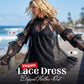 Elegantes Spitzenkleid mit Ausschnitten