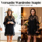Elegantes Spitzenkleid mit Ausschnitten
