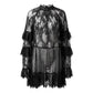 Elegantes Spitzenkleid mit Ausschnitten