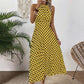 📢Mid-Season Sale: −50% nur für kurze Zeit⏰👗 Damen-Kleid mit Polka-Dot-Muster & Halsterneck – luftig, feminin & vielseitig für Sommer, Strand & Urlaub 🌸☀️