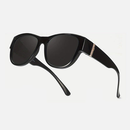 ⏰ Nur noch heute 50% Rabatt! 🕶️ Damen übergroße polarisierte Überbrillen Sonnenbrille | Modischer großer Rahmen, passt über jede Korrekturbrille für Autofahren, Urlaub & Stadtspaziergänge ✨