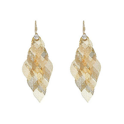🔥🍃 50% RABATT! Elegante, kaskadenförmige Ohrringe mit hohlen Blättern für Damen – verspielt, feminin, perfekt für Frühling & Sommer. 🌸💎