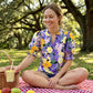 👚 JETZT 50 % RABATT! 🌸 Sommerliches Damen-Top mit Blumenmuster und Puffärmeln – Leicht und atmungsaktiv – Romantisches Design, perfekt für Brunch oder Gartenpartys – unkompliziert und schick 💃