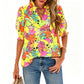 👚 JETZT 50 % RABATT! 🌸 Sommerliches Damen-Top mit Blumenmuster und Puffärmeln – Leicht und atmungsaktiv – Romantisches Design, perfekt für Brunch oder Gartenpartys – unkompliziert und schick 💃