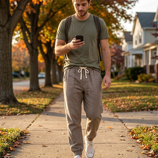 🏆LETZTER TAG DES SALE – 50 % RABATT🔥Bequeme Freizeit-Hose mit Kordelzug für Herren