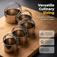 Professionelles Backset mit 5 Tortenformen