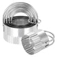 Professionelles Backset mit 5 Tortenformen