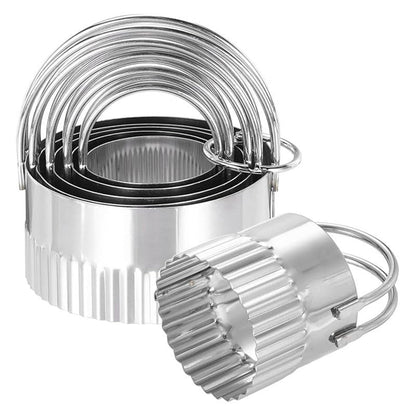 Professionelles Backset mit 5 Tortenformen