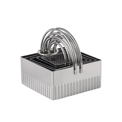 Professionelles Backset mit 5 Tortenformen
