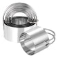 Professionelles Backset mit 5 Tortenformen