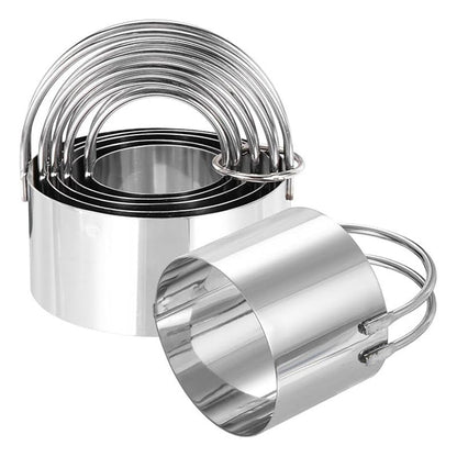 Professionelles Backset mit 5 Tortenformen