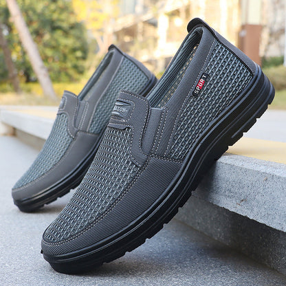 Atmungsaktive Herren-Slipper aus Mesh