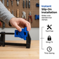 Eckklammer-Adapter für Quick-Grip Schraubzwingen