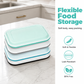 ❄️Sommerfrische 50 % Rabatt!🥪BPA-freie Silikon-Brotdose mit Deckel – leichte, flexible Lunchbox für Büro, Schule, Uni & unterwegs
