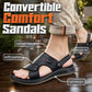 👡☀️ 50% RABATT! Herren Leder-Sandalen 2-in-1 Slip-On – Vielseitig für Outdoor & Strand – Echtes Leder, flexible Sohle & bequemer Einstieg – Perfekt für heiße Tage & lässige Looks 🌊✨