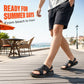 👡☀️ 50% RABATT! Herren Leder-Sandalen 2-in-1 Slip-On – Vielseitig für Outdoor & Strand – Echtes Leder, flexible Sohle & bequemer Einstieg – Perfekt für heiße Tage & lässige Looks 🌊✨