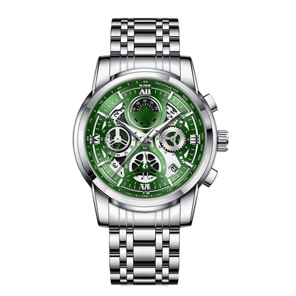 ⌚ ZEITLICH BEGRENZT 50% RABATT! ✨ Klassische Herren-Quarzuhr – Robustes Armband, zeitloser Stil 🖤