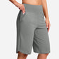 👖 LETZTER TAG SONDERVERKAUF 50% RABATT! Hochtaillierte Damen Yoga-Shorts mit Seitentaschen – 8 Farben, elastisch & bequem für Sport und Alltag