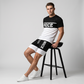 👕 Herren Sommer-Set mit T-Shirt und Shorts 🌿 Bequem, Lässig & Modernes Color-Block Design