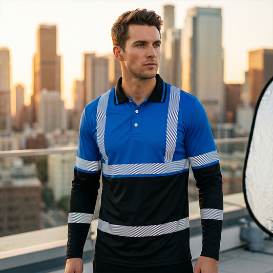 📢📢60% RABATT!! ⏰Herren Langarmshirt mit hoher Sichtbarkeit