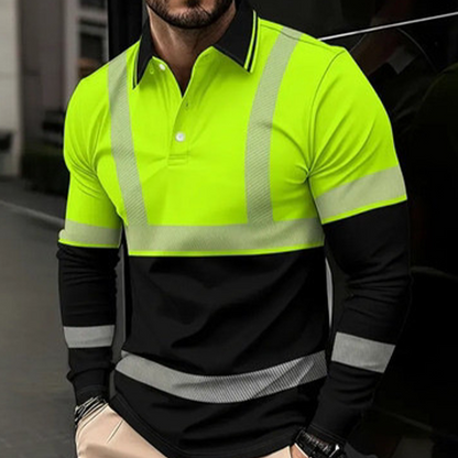 📢📢60% RABATT!! ⏰Herren Langarmshirt mit hoher Sichtbarkeit