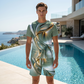 🔥Solange der Vorrat reicht 40 % Rabatt!🎉Herren Lässiges Grafik T-Shirt und Shorts Set