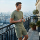 👕 60% RABATT! ☀️ Herren lässiges T-Shirt & Shorts Set – Leicht & atmungsaktiv – Ideal für Sommer, Freizeit oder Sport – bequemer 2-in-1 Look 🩳✨🌿