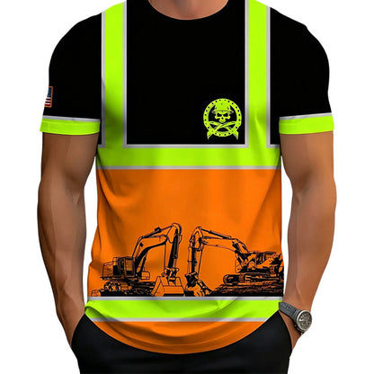 ✨👷Warnschutz-Arbeits-T-Shirt mit hoher Sichtbarkeit