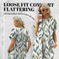 Lockeres Kurzarmkleid mit vielseitigen Druckdesigns