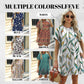 Lockeres Kurzarmkleid mit vielseitigen Druckdesigns