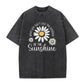 👕 LIMITIERTER 50% RABATT! Unisex Vintage-Wash T-Shirt mit Gänseblümchen-Print – Lockerer Schnitt, weicher Stoff für den Sommer