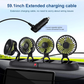 4-Head Car Cooling Fan with 360 Degree Rotation