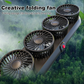 4-Head Car Cooling Fan with 360 Degree Rotation