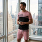 🛍️ 50 % Rabatt – 2-teiliges Freizeit-Set für Herren – Kurzarm-T-Shirt & Shorts mit Kordelzug, atmungsaktiv & bequem für den Alltag 👕