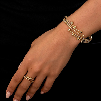 🎉 2026 Sale — Über 68.000 verkauft! 💍 Funkelndes Wickelarmband-Set für Damen – Mehrlagiges Glanz-Design ✨