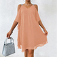 🍃🌸 LIMITIERTES ANGEBOT 50% RABATT! 👗 Vielseitiges Kleid mit V-Ausschnitt und schulterfreiem Design – Weich und bequem – Mühelos von Tag zu Nacht.
