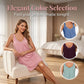 📢📢40% RABATT !!⏰Damen Spitzen-V-Ausschnitt Nachthemd Lockeres Modal Unterkleid Schlafwäsche
