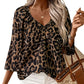 Schicke Leopardenmuster-Pendelbluse