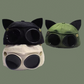 SunShield Pilotenmütze mit Schutzbrille