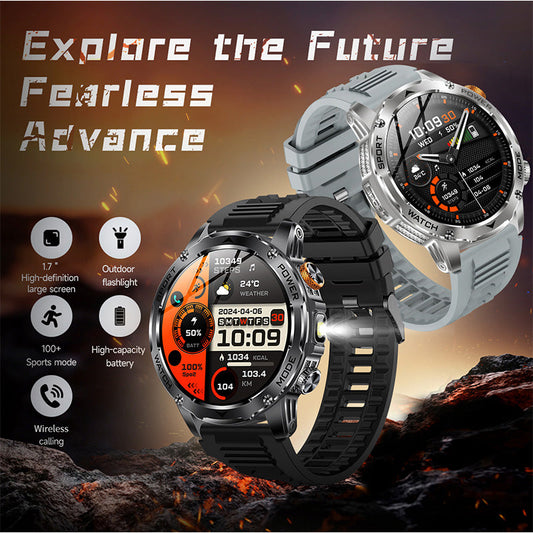 ⌚50% RABATT! 🏆 Smart Bluetooth Sportuhr – 1000mAh Akku & Fitness-Tracking – Herzfrequenz, Schrittzähler & Schlafüberwachung – wasserdicht & kompatibel mit iOS/Android – perfekt für den aktiven Alltag 💪✨