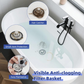🚰 50% RABATT! 🧺 Edelstahl-Küchenspülen-Sieb – Rostfrei, geeignet für Küche & Bad – Fängt Schmutz zuverlässig auf