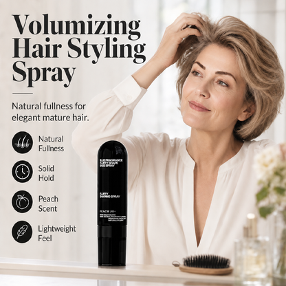🍑✨ JETZT 50 % RABATT! !✨✨Haar‑Volumen‑Spray mit Pfirsichduft, langanhaltend, gibt mehr Fülle, leichtes Styling‑Spray für glattes, flaches Haar