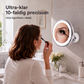 ⏳🔥NUR FÜR KURZE ZEIT 50 % RABATT! ⏰💄10-fach vergrößernder Kosmetikspiegel – LED-Licht & Saugnapf für Make-up und Hautpflege