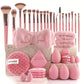 💝✨50% RABATT! All-in-One-Set mit Make-up-Pinseln und -Schwämmchen