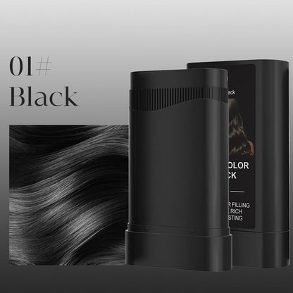Wasserfester Haar- und Bart-Füllstift – Sofortige Abdeckung grauer Haare, Kammapplikator – Wasserfest und langanhaltend – 20 g – Schwarz, Dunkelbraun oder Braun! -Gcom